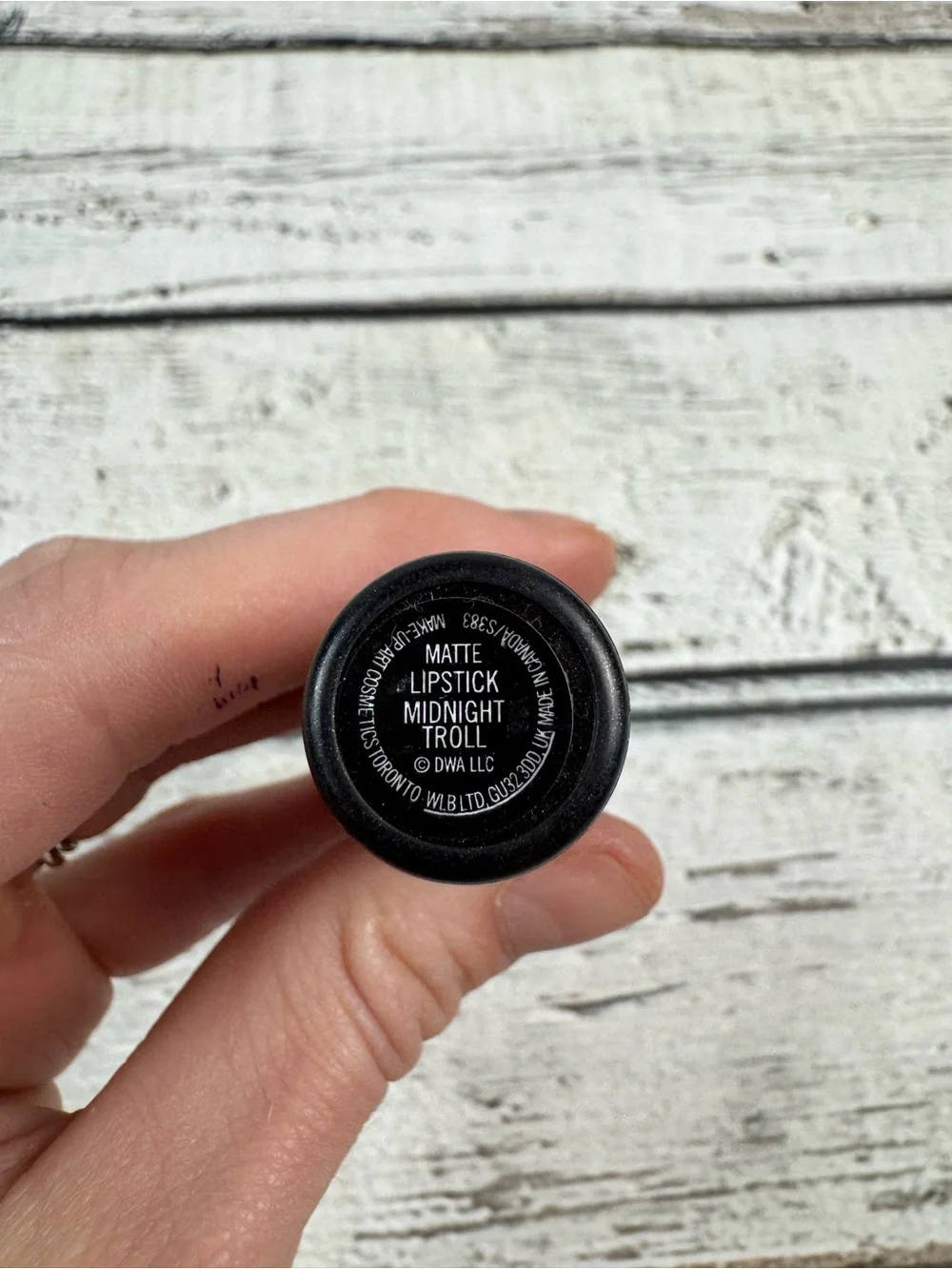 MAC Limited Edition Matte Lipstick “Midnight Troll” - Blue